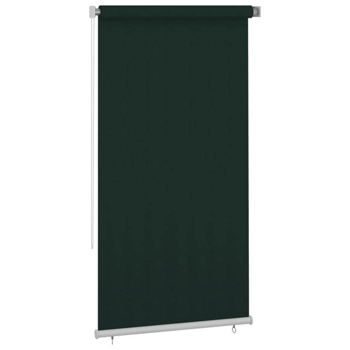 udendørs rullegardin 120x230 cm HDPE mørkegrøn
