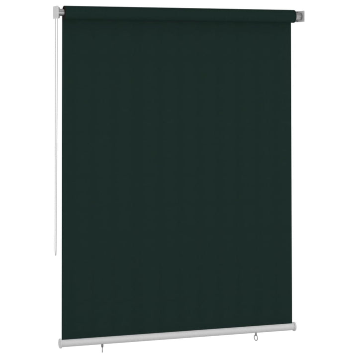 udendørs rullegardin 180x230 cm HDPE mørkegrøn