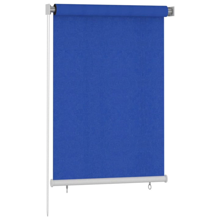 udendørs rullegardin 100x140 cm HDPE blå