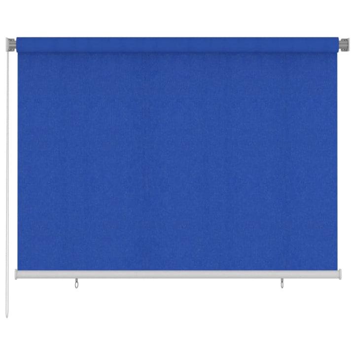 udendørs rullegardin 200x140 cm HDPE blå