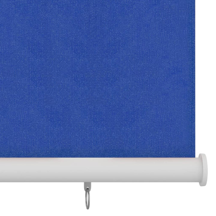 udendørs rullegardin 220x140 cm HDPE blå