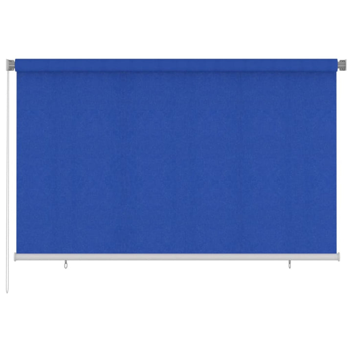 udendørs rullegardin 240x140 cm HDPE blå