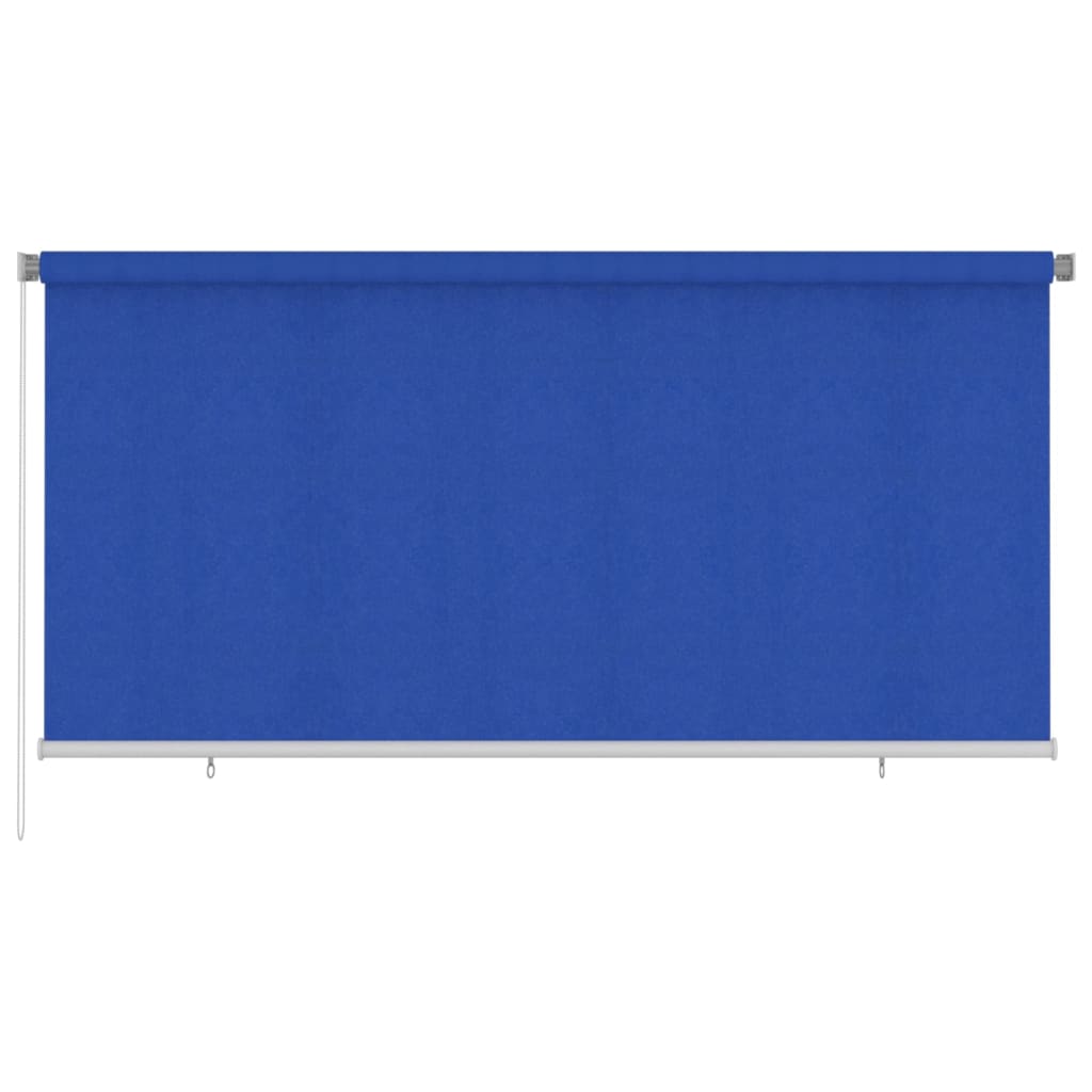 udendørs rullegardin 300x140 cm HDPE blå