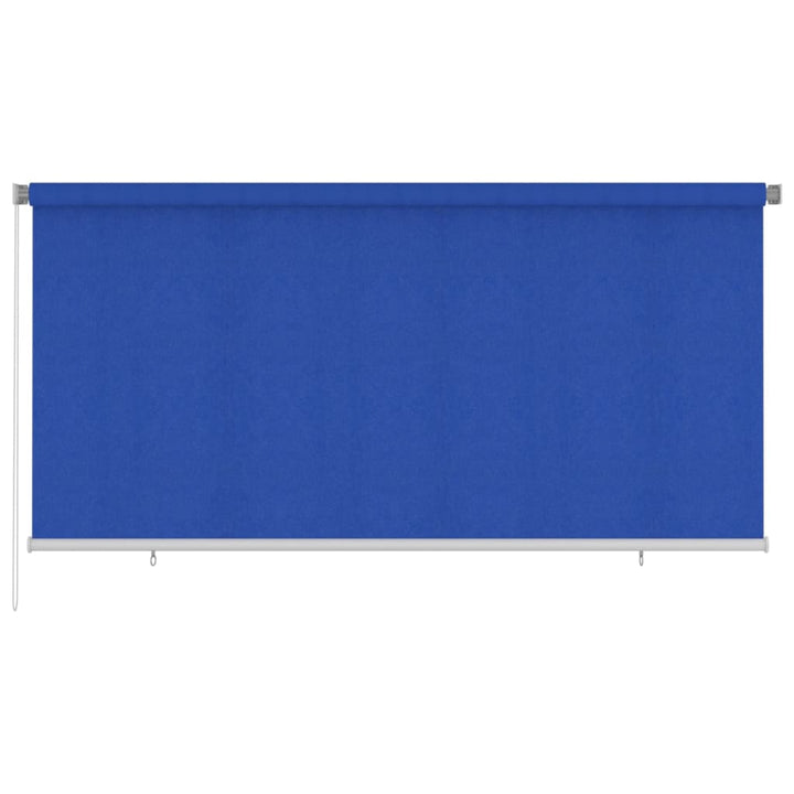 udendørs rullegardin 300x140 cm HDPE blå