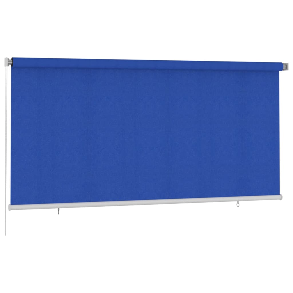 udendørs rullegardin 300x140 cm HDPE blå