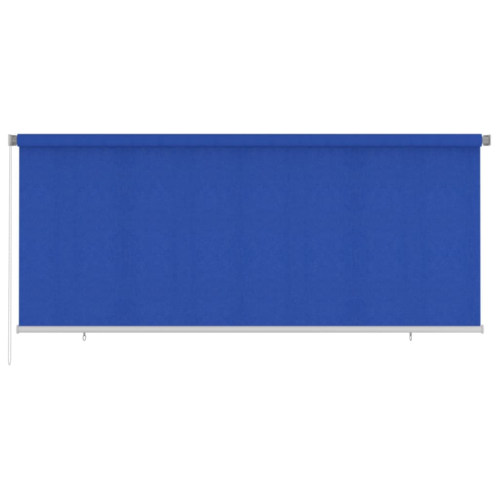 udendørs rullegardin 350x140 cm HDPE blå