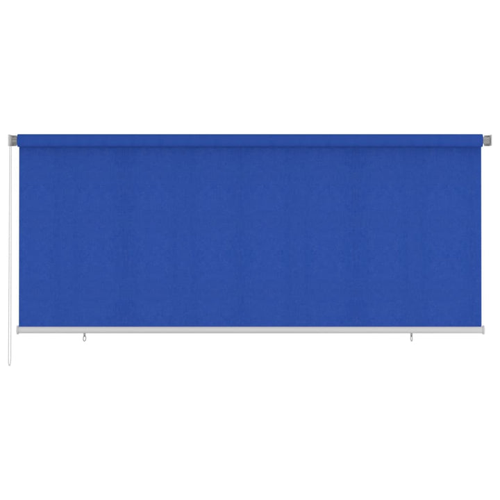 udendørs rullegardin 350x140 cm HDPE blå