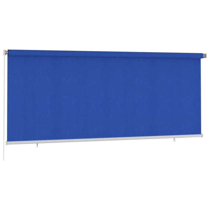 udendørs rullegardin 350x140 cm HDPE blå