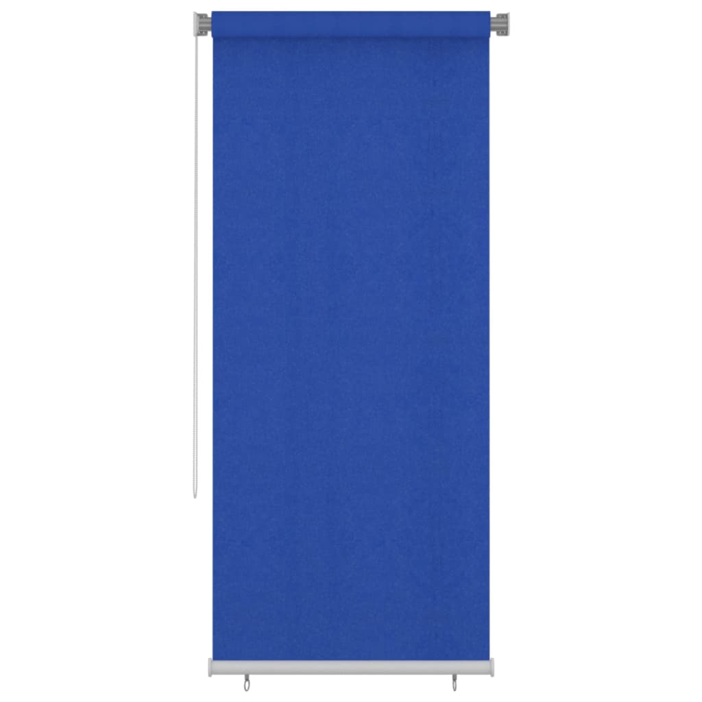 udendørs rullegardin 100x230 cm HDPE blå