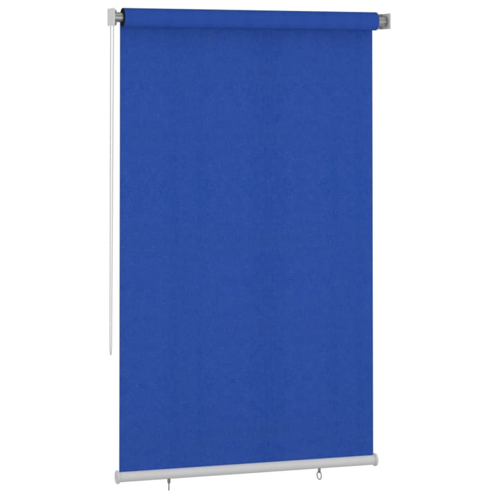 udendørs rullegardin 140x230 cm HDPE blå