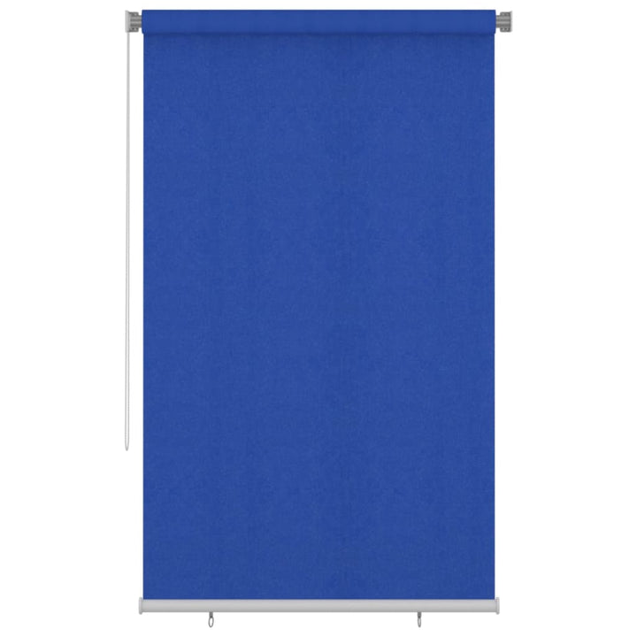 udendørs rullegardin 140x230 cm HDPE blå