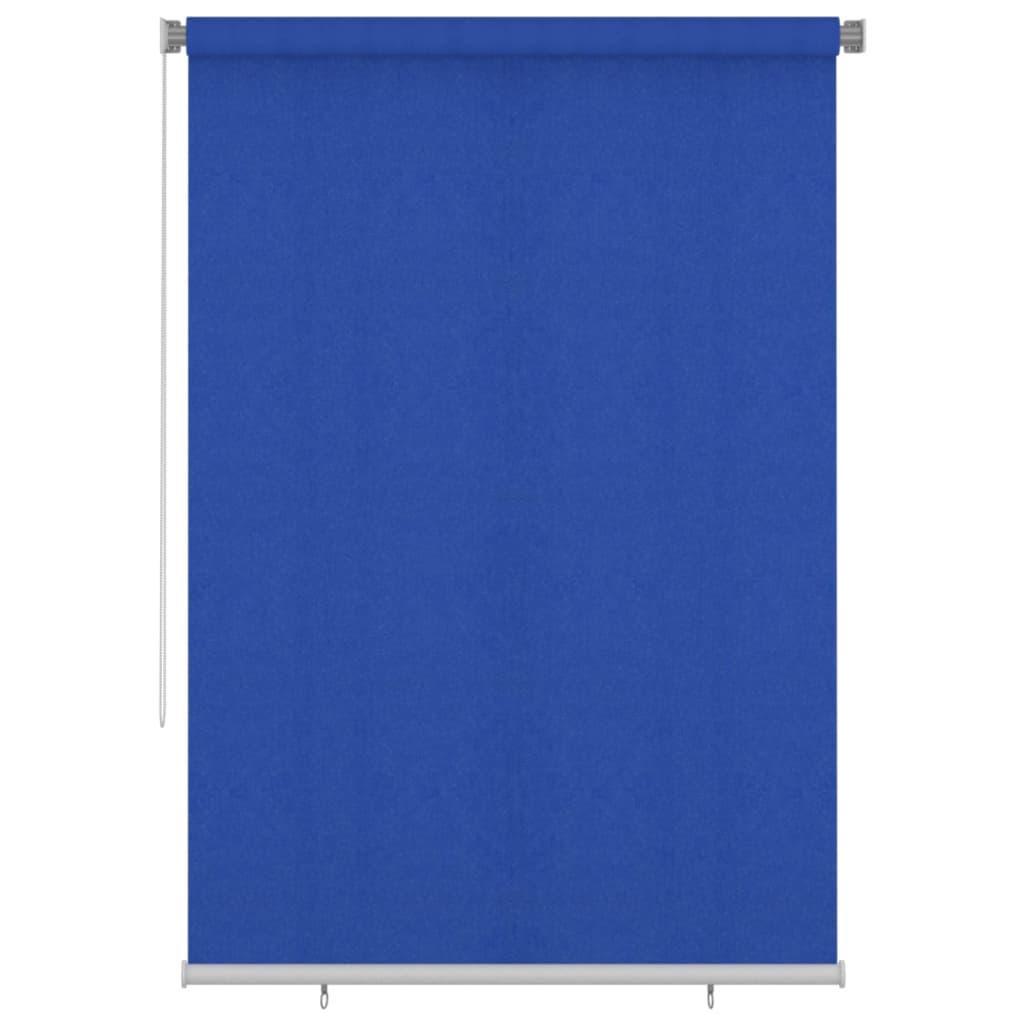 udendørs rullegardin 160x230 cm HDPE blå