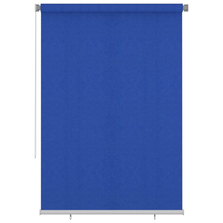 udendørs rullegardin 160x230 cm HDPE blå