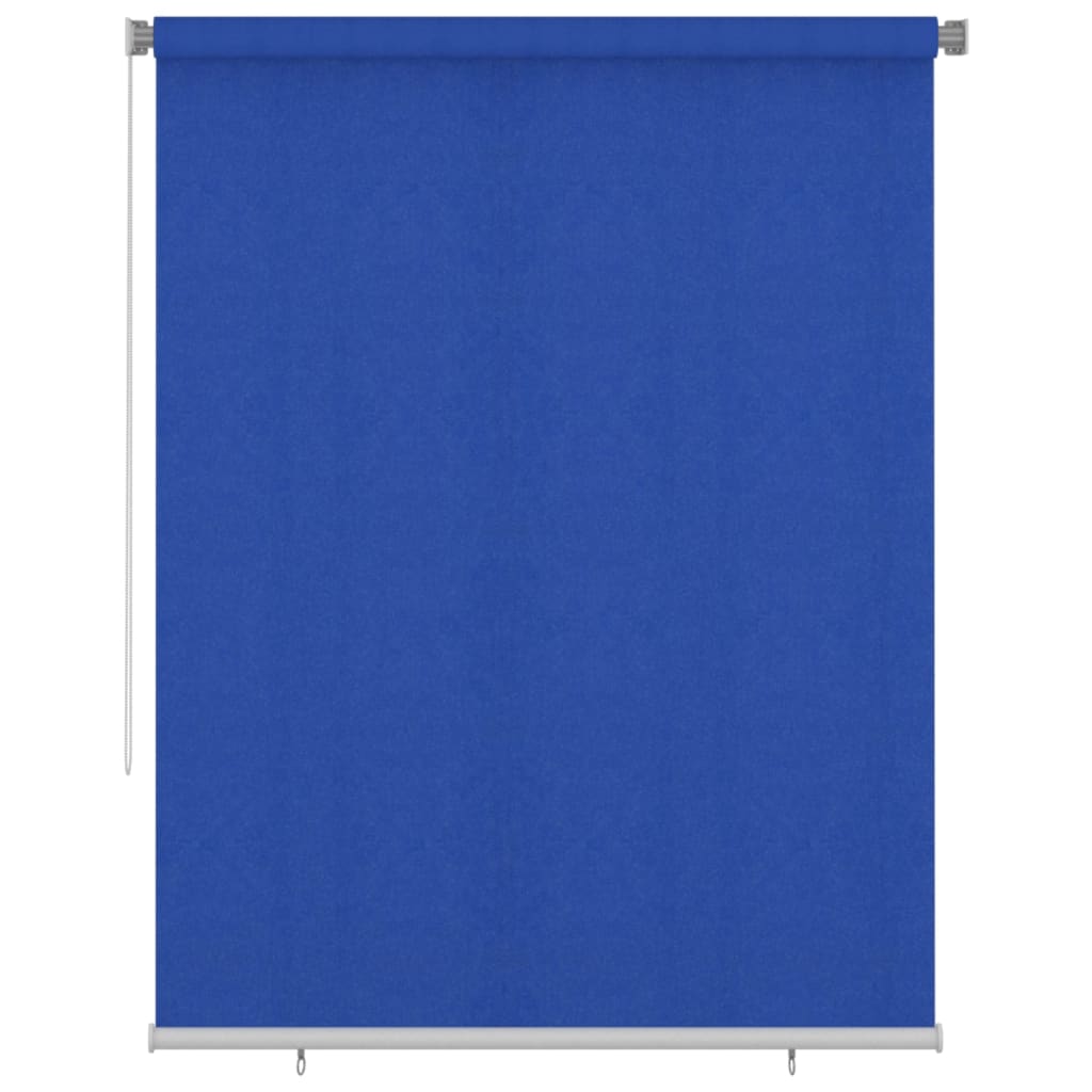 udendørs rullegardin 180x230 cm HDPE blå
