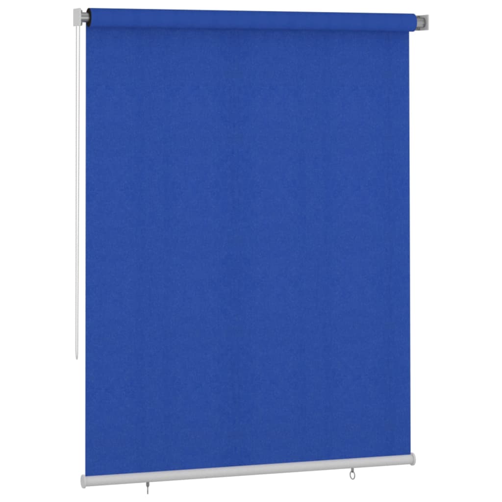 udendørs rullegardin 180x230 cm HDPE blå