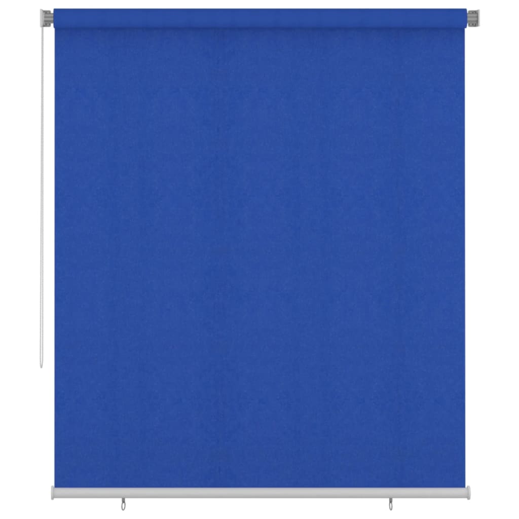 udendørs rullegardin 200x230 cm HDPE blå