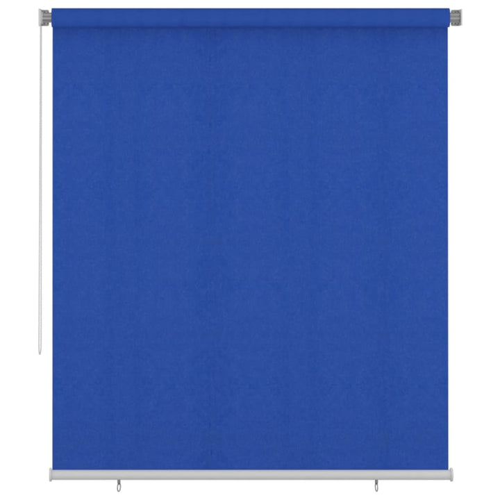 udendørs rullegardin 200x230 cm HDPE blå