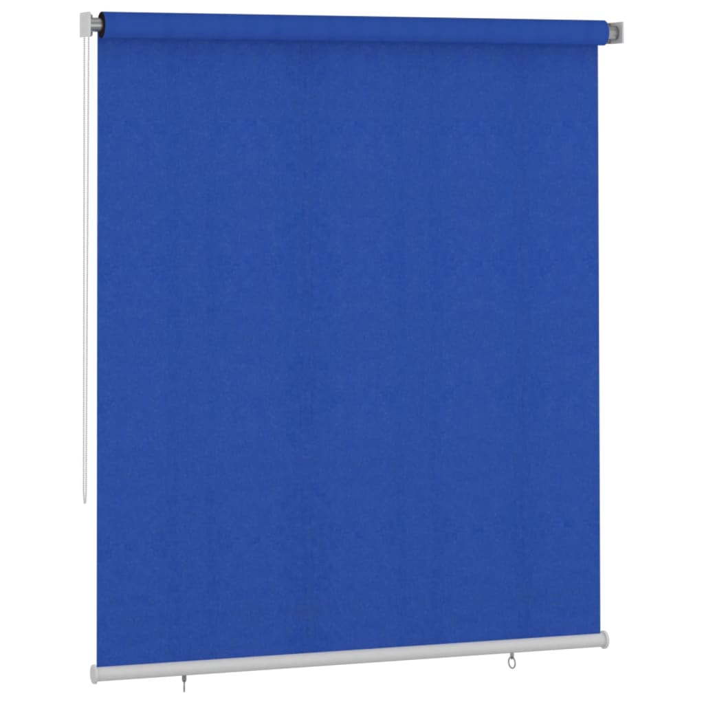 udendørs rullegardin 200x230 cm HDPE blå