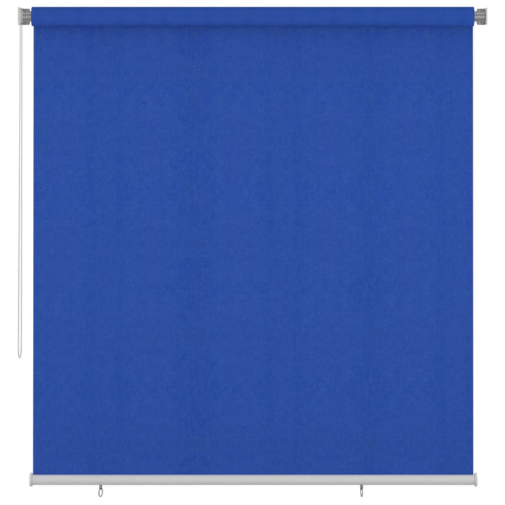 udendørs rullegardin 220x230 cm HDPE blå