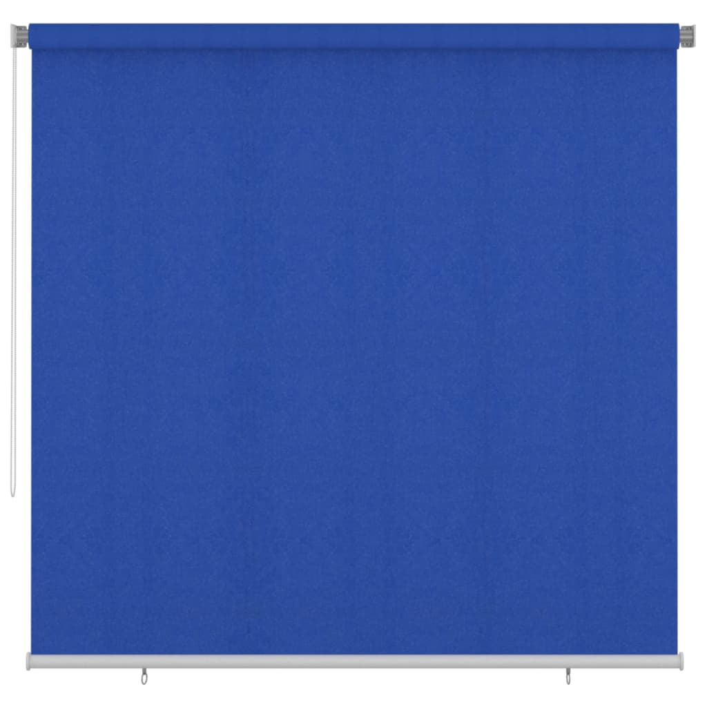 udendørs rullegardin 240x230 cm HDPE blå