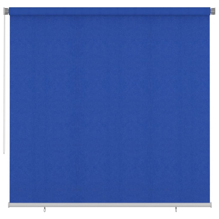 udendørs rullegardin 240x230 cm HDPE blå