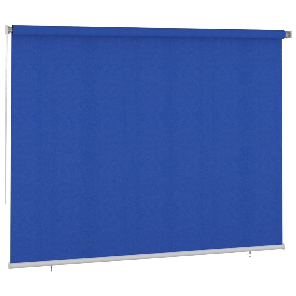 udendørs rullegardin 300x230 cm HDPE blå