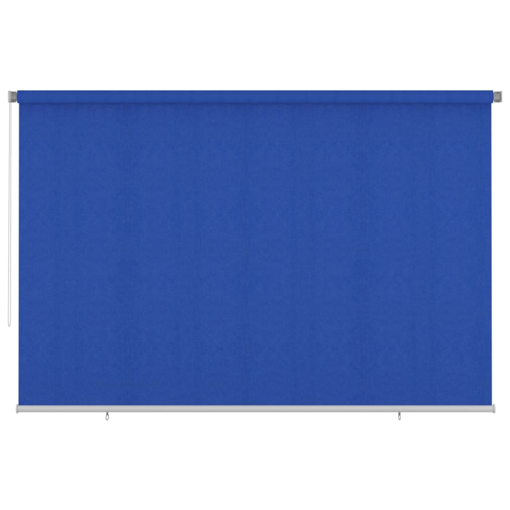 udendørs rullegardin 350x230 cm HDPE blå