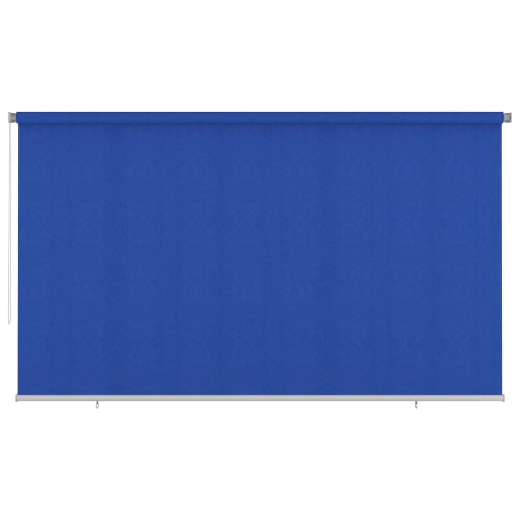 udendørs rullegardin 400x230 cm HDPE blå