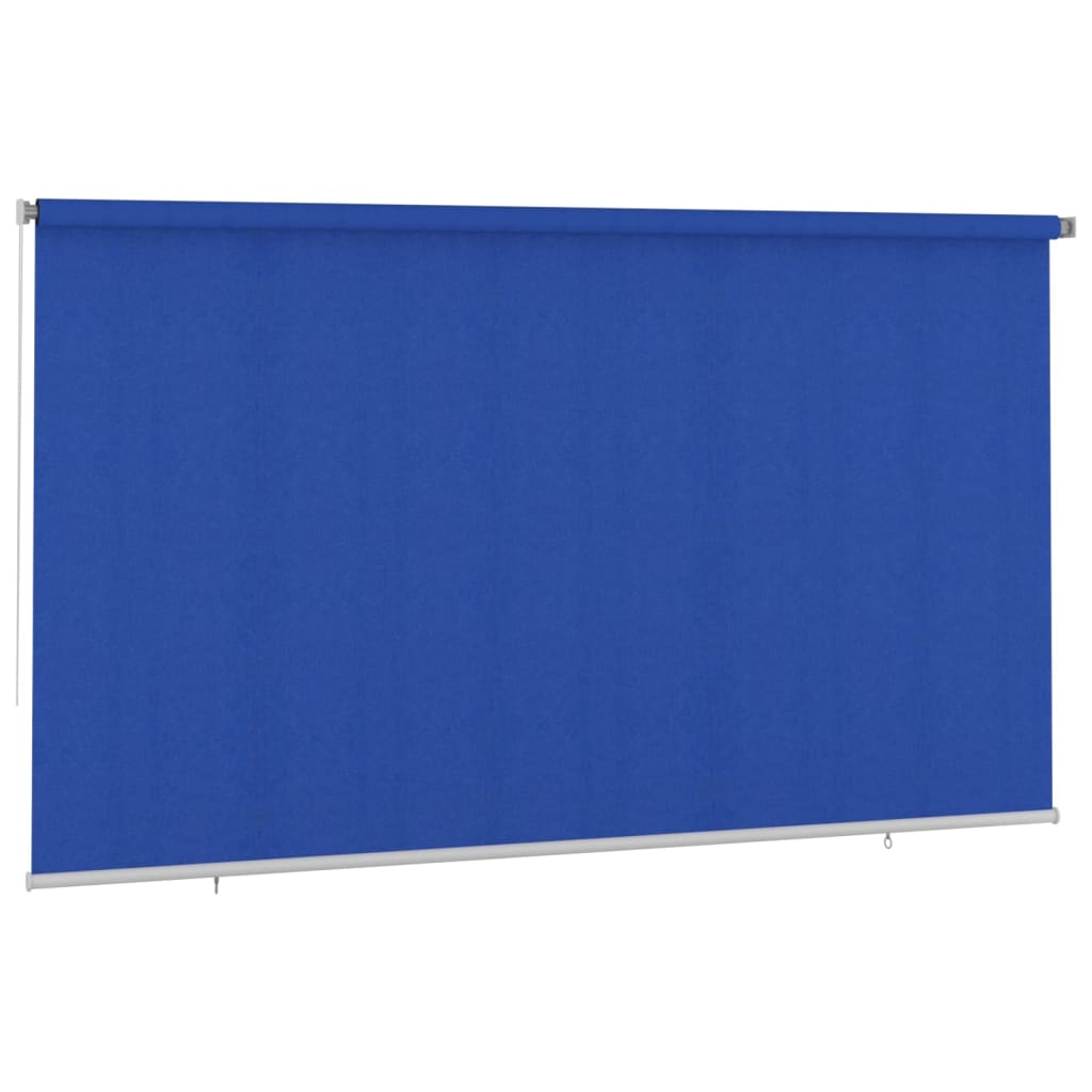 udendørs rullegardin 400x230 cm HDPE blå