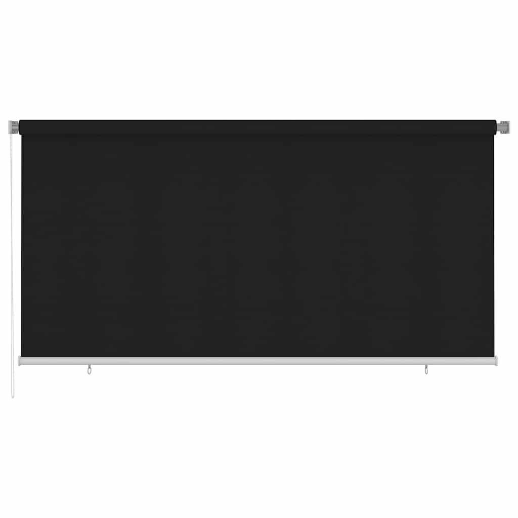 udendørs rullegardin 300 x 140 cm sort