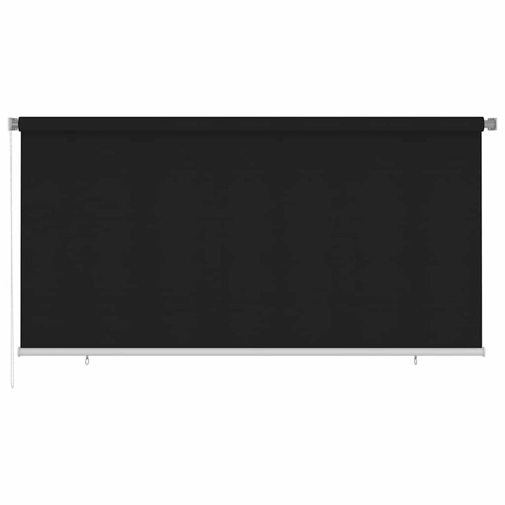 udendørs rullegardin 300 x 140 cm sort