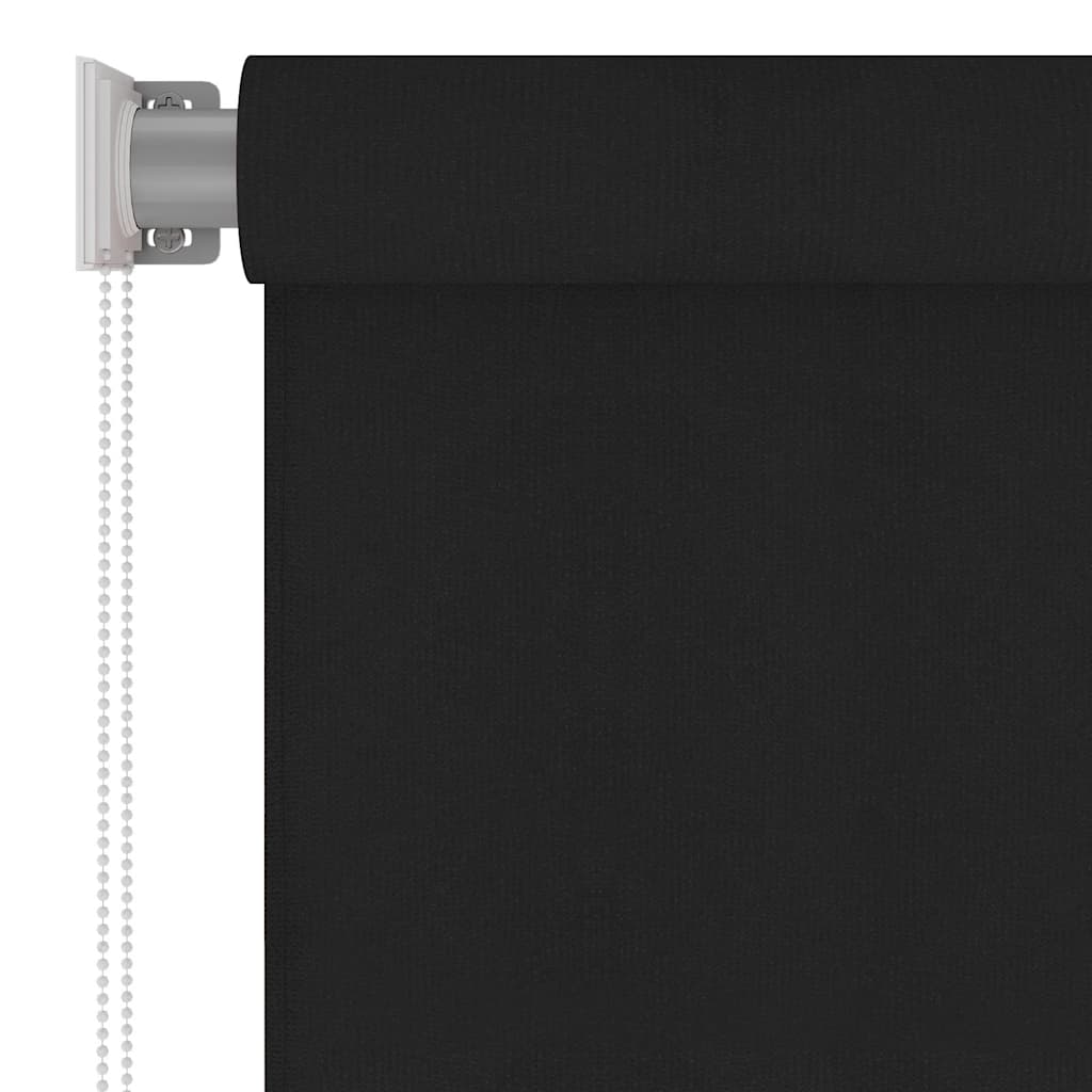 udendørs rullegardin 300 x 140 cm sort