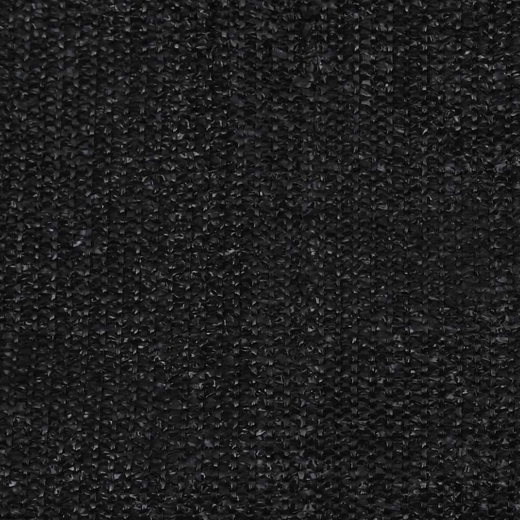 udendørs rullegardin 65 (B) x 230 (H) cm HDPE sort