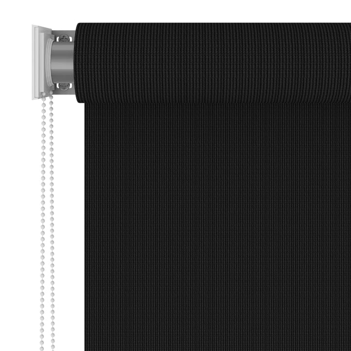 udendørs rullegardin 160x230 cm sort