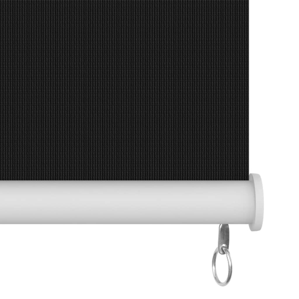 udendørs rullegardin 160x230 cm sort