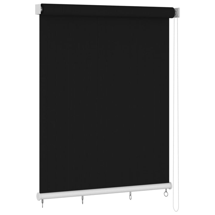 udendørs rullegardin 240x230 cm sort