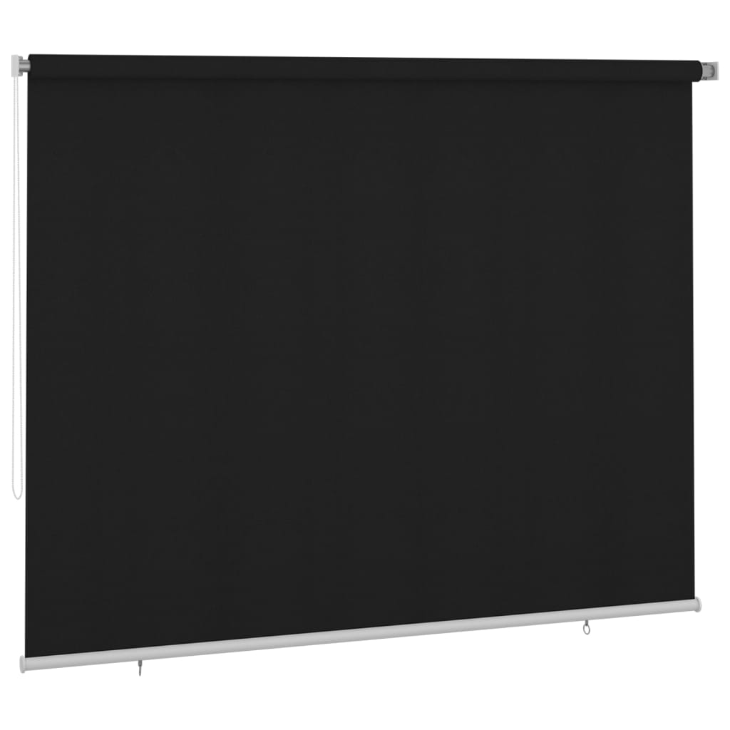 udendørs rullegardin 300 x 230 cm sort