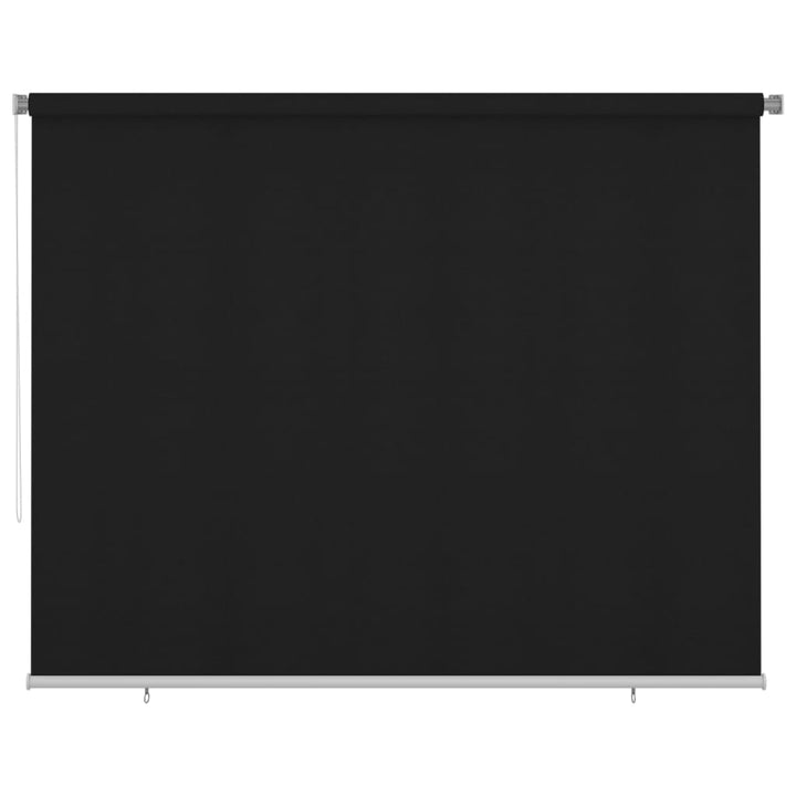 udendørs rullegardin 300 x 230 cm sort
