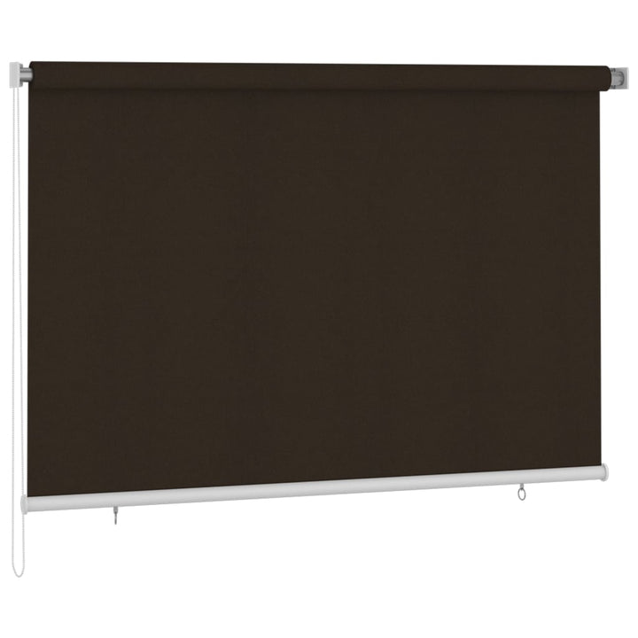 udendørs rullegardin 225 (B) x 140 (H) cm brun