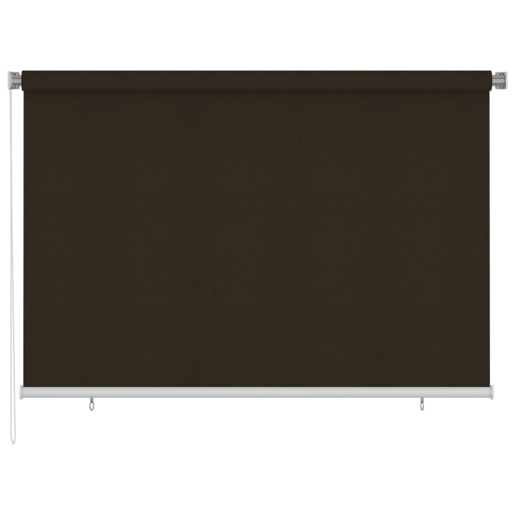udendørs rullegardin 225 (B) x 140 (H) cm brun