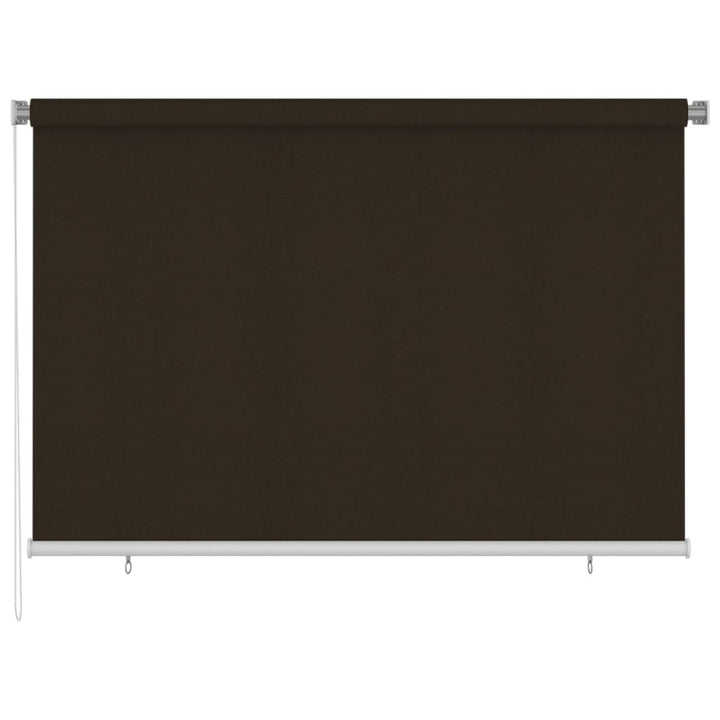 udendørs rullegardin 225 (B) x 140 (H) cm brun