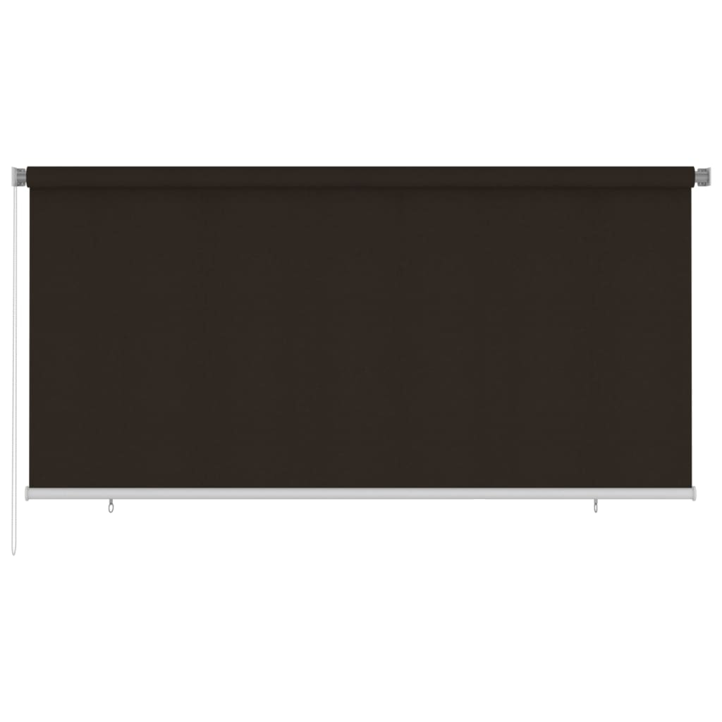 udendørs rullegardin 300x140 cm HDPE brun