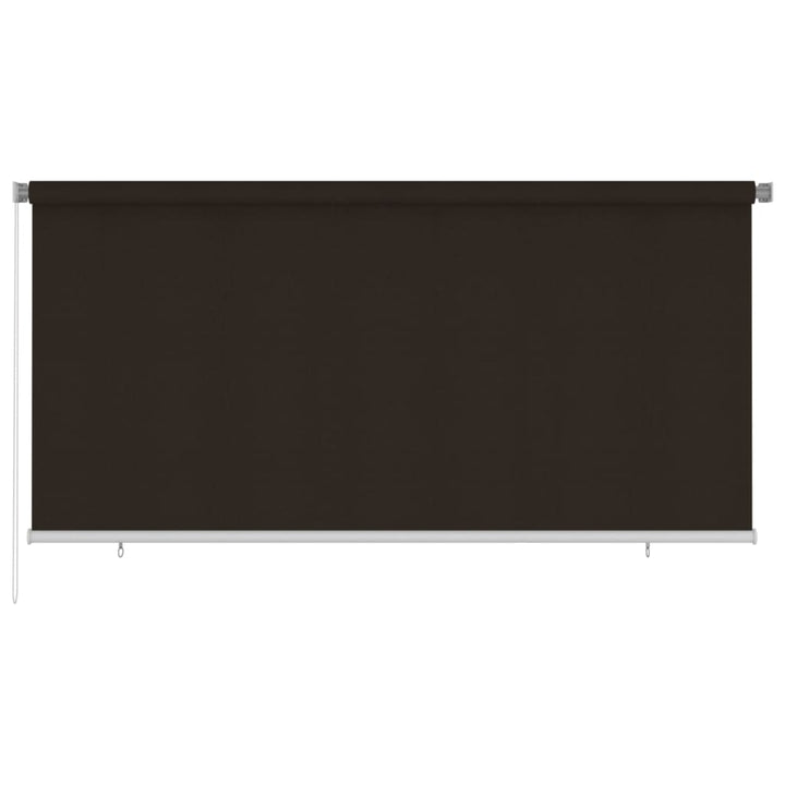 udendørs rullegardin 300x140 cm HDPE brun
