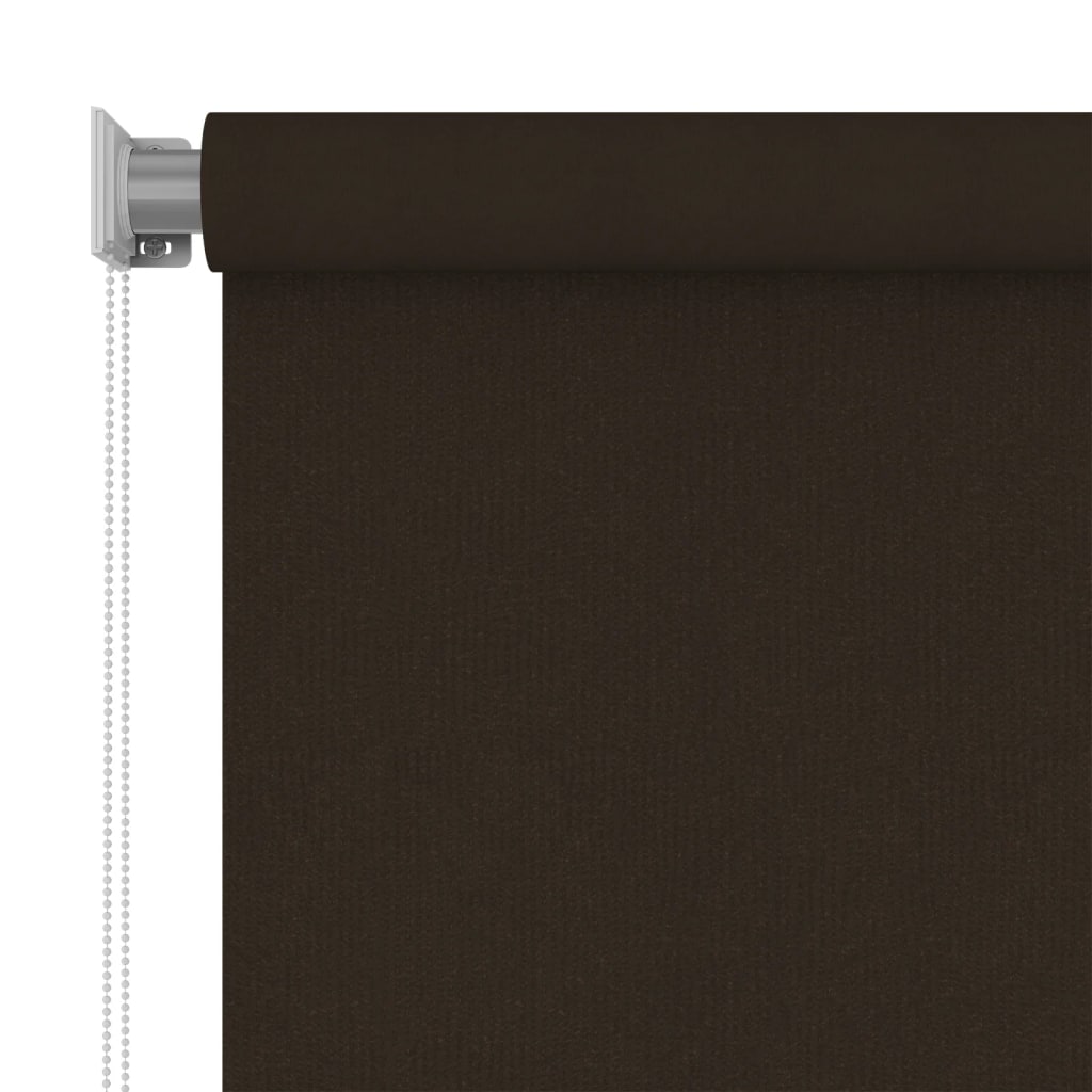 udendørs rullegardin 160x230 cm HDPE brun