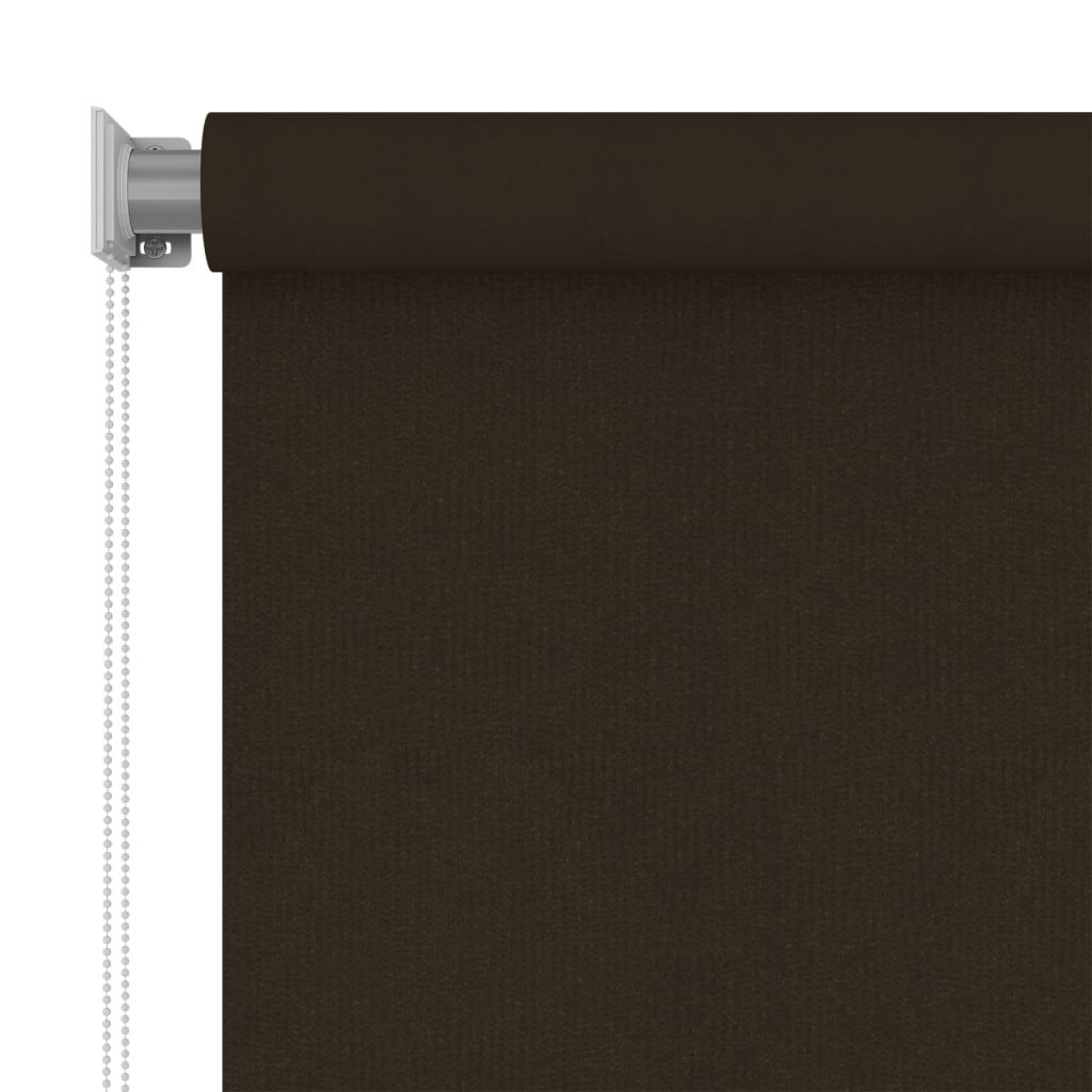 udendørs rullegardin 180x230 cm HDPE brun