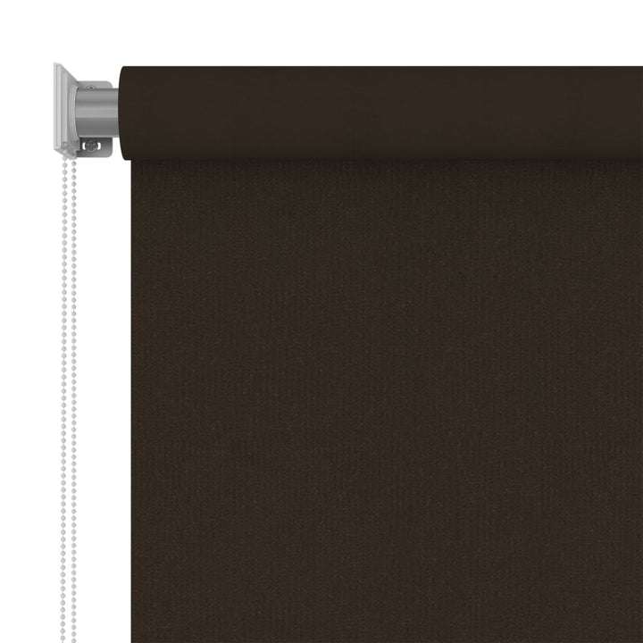 udendørs rullegardin 180x230 cm HDPE brun