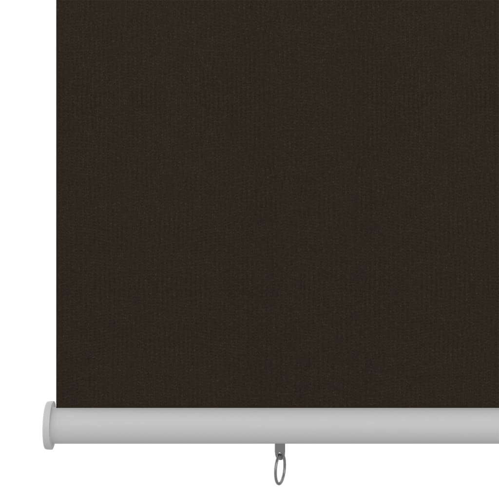 udendørs rullegardin 180x230 cm HDPE brun