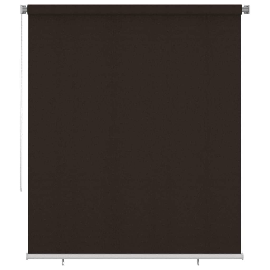 udendørs rullegardin 200x230 cm HDPE brun