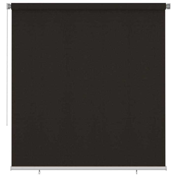 udendørs rullegardin 220x230 cm HDPE brun