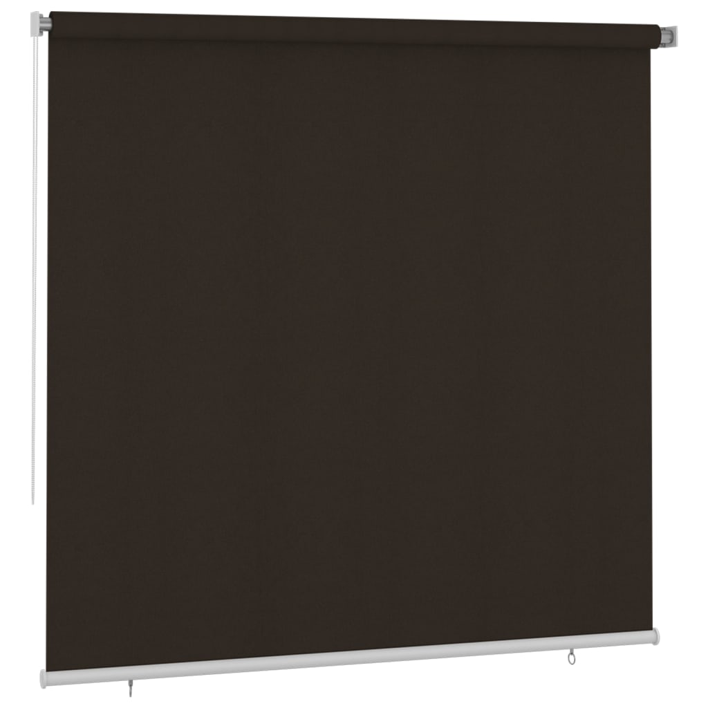udendørs rullegardin 240x230 cm brun